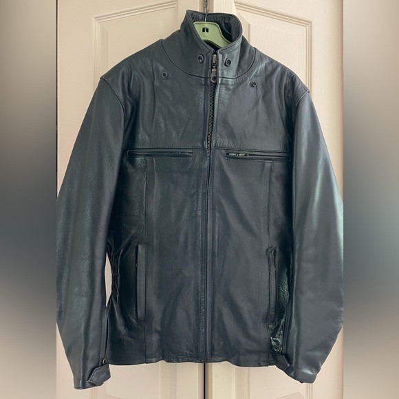 Genuine Road Krome Apparel Women’s Leather Motorcycle Jacket, Size S - Picture 2 of 5